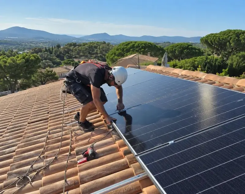 Installateur panneaux solaires Theizé — pose photovoltaïque sur toiture